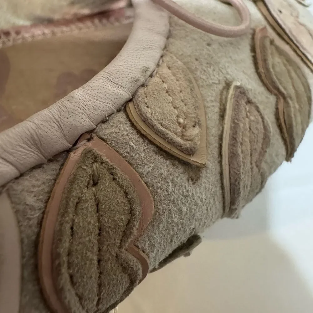 Sam Edelman pale pink Suede kisses ballet flats size 7.5